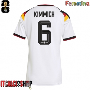 Germania Joshua Kimmich #6 Prima Maglia Femmina Mondiali 2026 Manica Corta